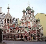 церковь Троицы в Никитниках (1/2 XVII) в Москве (дивный)